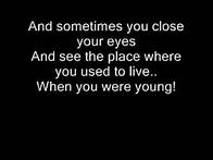 Video thumbnail for The Killers - When You Were Young Lyrics