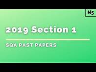 Video thumbnail for National 5 Physics | SQA Past Papers | 2019 | Section 1 (Multiple Choice)