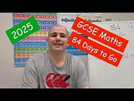 Video thumbnail for GCSE Maths 2025 Revision - 84 Days To Go - Corbettmaths