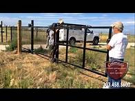 Video thumbnail for Denver Cantilever Driveway Gate Installation