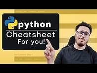 Video thumbnail for Python Cheatsheet 🧾 for Beginners 🔥🔥