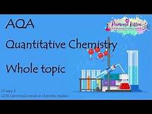 Video thumbnail for The Whole of AQA -QUANTITATIVE CHEMISTRY. GCSE Chemistry or Combined Science Revision Topic 3 for C1