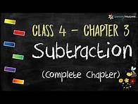 Video thumbnail for Subtraction for Class 4 (Complete Chapter)