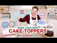 Video thumbnail for DIY Cake Toppers for Birthday & Weddings: Customize Your Own!