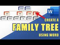 Video thumbnail for [HOW-TO] Create a Printable FAMILY TREE in Word (Easily!)