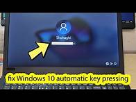 Video thumbnail for Fix laptop login password auto pressing windows 10