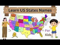 Video thumbnail for Learn 50 United States of America with Capitals |Memorize ALL 50 US States for kids |US states names