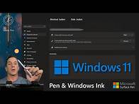 Video thumbnail for Pen and Windows Ink in Windows 11 - ALL SETTINGS explained - What's Next from Microsoft