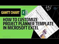 Video thumbnail for How to Customize Project Plan in Microsoft excel | Gantt Chart