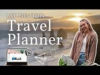 Video thumbnail for My Essential Notion Travel Planner ✈️ digital travel journal + trip planning