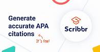 Video thumbnail for Free APA Citation Generator | Verified by Experts | Scribbr