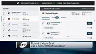 Video thumbnail for How to use PFF's mock draft simulator