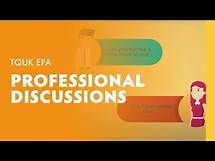 Video thumbnail for What are Professional Discussions?