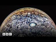 Video thumbnail for See Nasa's spectacular new images of Jupiter | BBC Global