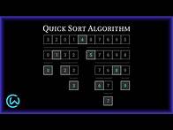 Video thumbnail for Quick Sort Algorithm