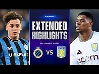 Video thumbnail for Club Brugge vs. Aston Villa: Extended Highlights | UCL Round Of 16 Leg 1 | CBS Sports Golazo