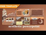 Video thumbnail for How to Make Aesthetic Powerpoint Design [ FREE TEMPLATE ]