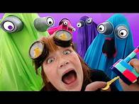 Video thumbnail for RAiNBOW GHOSTS 4 - Detective Adley and the Gold Ghost!! a Mystery Mission then escape Portal House