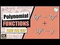 Video thumbnail for How to identify the greatest common factor of polynomial expressions