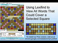 Video thumbnail for Find Every Scrabble Word That Can Be Played to Your Board!