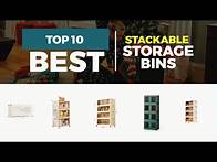 Video thumbnail for 10 Best Stackable Storage Bins in 2025 | Options for Optimal Home Organization