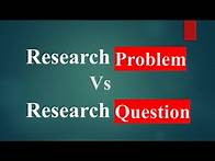 Video thumbnail for What is the Difference B/W Research Problem and Research Questions || Research Problem vs Questions