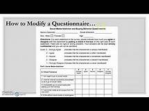 Video thumbnail for How to modify questionnaire | Quantitative Research for SHS