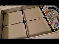 Video thumbnail for Organizing my chest freezer with ikea bins