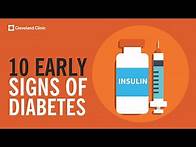 Video thumbnail for 10 Early Signs of Diabetes