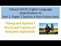 Video thumbnail for Analysis of 'Young and Dyslexic? by Benjamin Zephaniah