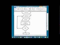 Video thumbnail for Creating a Simple Flowchart in Microsoft Word.