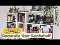 Video thumbnail for How To Decorate & Personalize Your Bookshelf