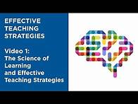 Video thumbnail for MOOC EDSCI1x | Video 1: The Science of Learning and Effective Teaching Strategies