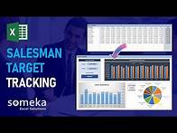 Video thumbnail for Salesman Target Tracking Template | Sales Performance Report in Excel!