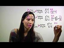 Video thumbnail for How to Find the Horizontal Asymptote (NancyPi)