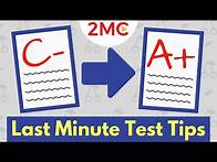 Video thumbnail for 3 Last Minute Test Taking Strategies that WORK! | Exam and Test Prep