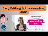 Video thumbnail for ProofreadingServices.com: Work from Home with Freelance Proofreading Jobs| Online Proofreading jobs