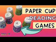 Video thumbnail for 5 Fun Reading Games For Kindergarten And First Grade Using Paper Cups