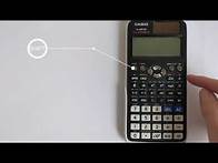 Video thumbnail for Casio Classwiz FX-991EX: Summation and Sigma Notation