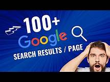 Video thumbnail for Increase Google Search Results to 100+ in Seconds | Easy Guide