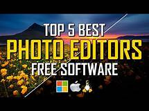 Video thumbnail for Top 5 Best FREE PHOTO EDITING Software