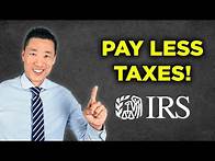Video thumbnail for How to Pay Less Taxes to The IRS | Accountant Explains