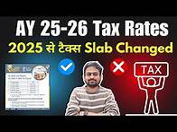 Video thumbnail for Income Tax Slabs FY 2024-25 | New Income Tax Slab AY 2025-26 | New Income Tax Slab Rates