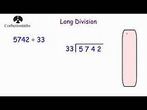 Video thumbnail for Long Division - Corbettmaths