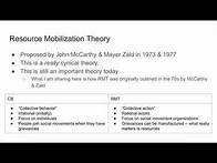 Video thumbnail for Intro to Social Movement Theory