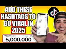 Video thumbnail for The BEST Hashtags To Use on TikTok to GO VIRAL INSTANTLY in 2025 (NEW Update)