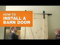 Video thumbnail for Barn Door Installation: How to Install a Barn Door