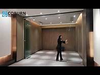Video thumbnail for Sliding Folding Glass Partition Doors