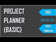 Video thumbnail for How to Plan Projects using free Project Planner Excel Template?