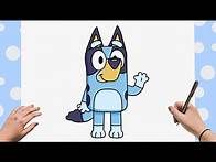 Video thumbnail for How to Draw Bluey 💙Step By Step Tutorial for Kids